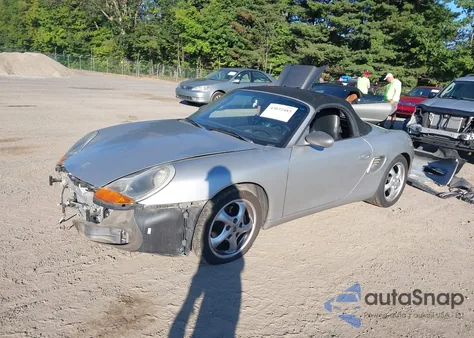 2000 Porsche Boxster z USA, uszkodzony, nr VIN WP0CA298XYU628019